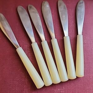 Vintage Set Of 6 Cocktail Spreaders Japan